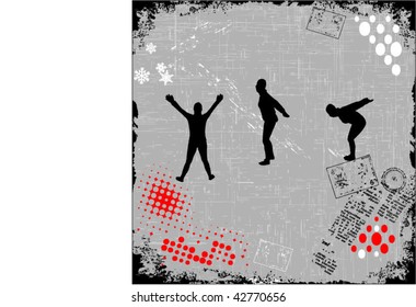 grunge background vector