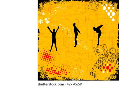 grunge background vector