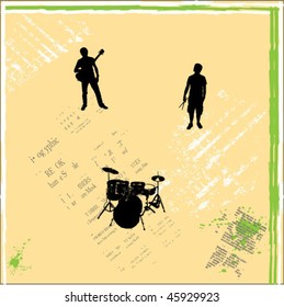 grunge background vector