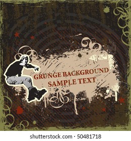 Grunge background. Vector.