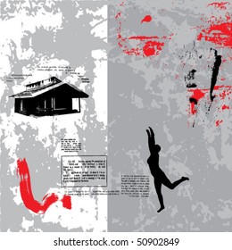 grunge background vector