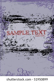 Grunge background. Vector.