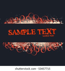 Grunge background. Vector.