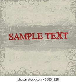 Grunge background. Vector.