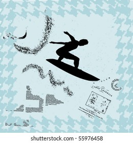 サーフィン 手書き のイラスト素材 画像 ベクター画像 Shutterstock