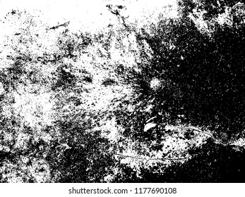 Grunge background, vector, black and white, structure with dirt, cracks,spots 