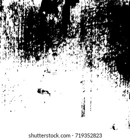 Grunge background vector black and white abstract texture with cracks and chips