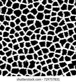 Grunge background vector black and white texture abstract