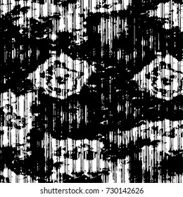 Grunge background vector black and white texture abstract