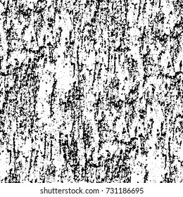 Grunge background vector black and white. Abstract monochrome pattern. Texture stains, ink, cracks, scratches, damage to print on texture for posters, labels, business cards, cover 