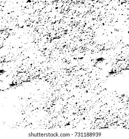 Grunge background vector black and white. Abstract monochrome pattern. Texture stains, ink, cracks, scratches, damage to print on texture for posters, labels, business cards, cover 