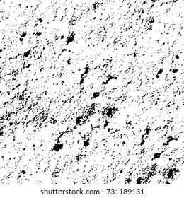 Grunge background vector black and white. Abstract monochrome pattern. Texture stains, ink, cracks, scratches, damage to print on texture for posters, labels, business cards, cover 