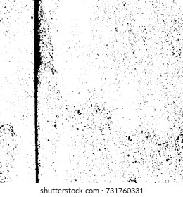 Grunge background vector black and white. Abstract monochrome pattern. Texture stains, ink, cracks, scratches, damage to print on texture for posters, labels, business cards, cover 