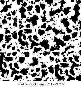 Grunge background vector black and white. Abstract monochrome pattern. Texture stains, ink, cracks, scratches, damage to print on texture for posters, labels, business cards, cover 