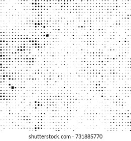 Grunge background vector black and white. Abstract monochrome pattern. Texture stains, ink, cracks, scratches, damage to print on texture for posters, labels, business cards, cover 