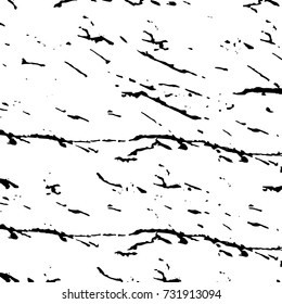 Grunge background vector black and white. Abstract monochrome pattern. Texture stains, ink, cracks, scratches, damage to print on texture for posters, labels, business cards, cover 
