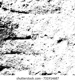Grunge background vector black and white. Abstract monochrome pattern. Texture stains, ink, cracks, scratches, damage to print on texture for posters, labels, business cards, cover 