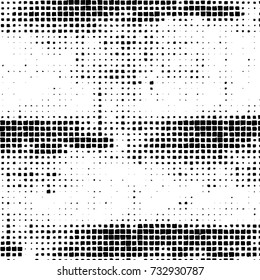 Grunge background vector black and white. Abstract monochrome pattern. Texture stains, ink, cracks, scratches, damage to print on texture for posters, labels, business cards, cover 