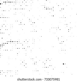 Grunge background vector black and white. Abstract monochrome pattern. Texture stains, ink, cracks, scratches, damage to print on texture for posters, labels, business cards, cover 