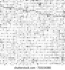 Grunge background vector black and white. Abstract monochrome pattern. Texture stains, ink, cracks, scratches, damage to print on texture for posters, labels, business cards, cover 