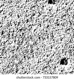 Grunge background vector black and white. Abstract monochrome pattern. Texture stains, ink, cracks, scratches, damage to print on texture for posters, labels, business cards, cover 