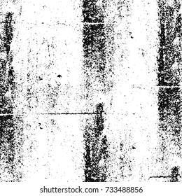 Grunge background vector black and white. Abstract monochrome pattern. Texture stains, ink, cracks, scratches, damage to print on texture for posters, labels, business cards, cover 