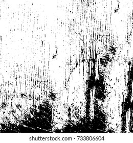 Grunge background vector black and white. Abstract monochrome pattern. Texture stains, ink, cracks, scratches, damage to print on texture for posters, labels, business cards, cover 