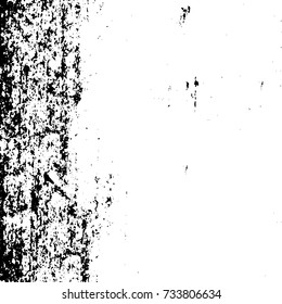 Grunge background vector black and white. Abstract monochrome pattern. Texture stains, ink, cracks, scratches, damage to print on texture for posters, labels, business cards, cover 