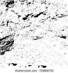 Grunge background vector black and white. Abstract monochrome pattern. Texture stains, ink, cracks, scratches, damage to print on texture for posters, labels, business cards, cover 