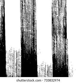 Grunge background vector black and white. Abstract monochrome pattern. Texture stains, ink, cracks, scratches, damage to print on texture for posters, labels, business cards, cover 