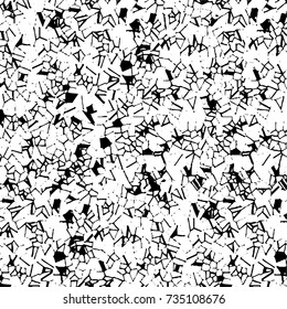 Grunge background vector black and white. Abstract monochrome pattern. Texture stains, ink, cracks, scratches, damage to print on texture for posters, labels, business cards, cover 