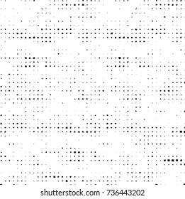 Grunge background vector black and white. Abstract monochrome pattern. Texture stains, ink, cracks, scratches, damage to print on texture for posters, labels, business cards, cover 