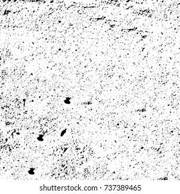 Grunge background vector black and white. Abstract monochrome pattern. Texture stains, ink, cracks, scratches, damage to print on texture for posters, labels, business cards, cover 