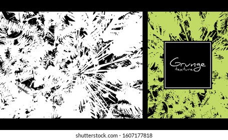 Grunge background. Vector brush strokes. Area for text