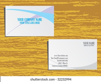 grunge background vector business card set