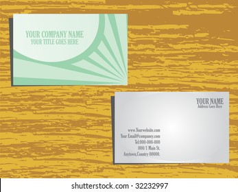 grunge background vector business card set