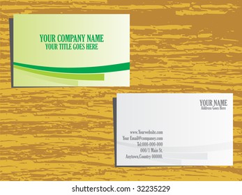 grunge background vector business card set