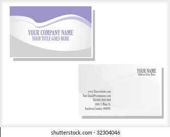 grunge background vector business card set