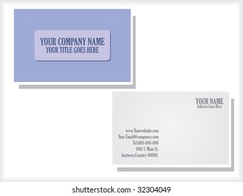 grunge background vector business card set