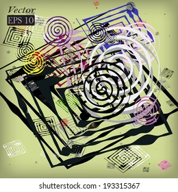 Grunge background. Vector format.