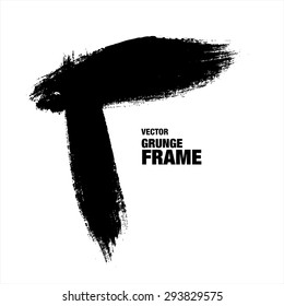 grunge background vector, frame