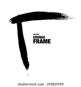 grunge background vector, frame