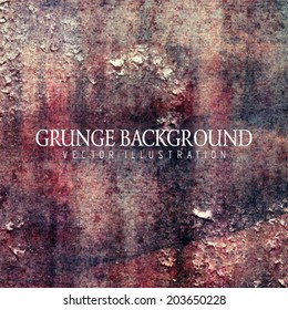 Grunge background - vector illustration