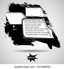 Grunge background. Vector illustration.