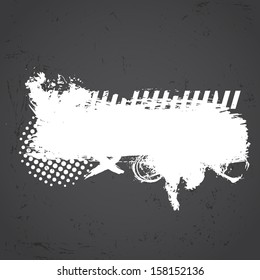 Grunge Background. Vector Illustration banner