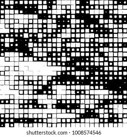 Grunge background vector modern design. Abstract surreal pattern of spots, dust, lines. Chaotic monochrome texture with the print and design business cards, labels, posters