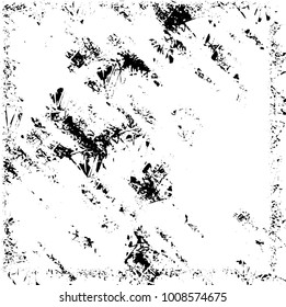 Grunge background vector modern design. Abstract surreal pattern of spots, dust, lines. Chaotic monochrome texture with the print and design business cards, labels, posters