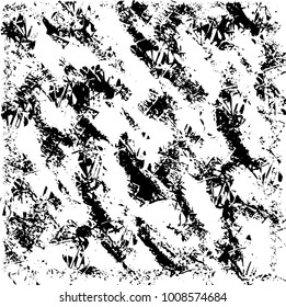 Grunge background vector modern design. Abstract surreal pattern of spots, dust, lines. Chaotic monochrome texture with the print and design business cards, labels, posters