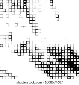 Grunge background vector modern design. Abstract surreal pattern of spots, dust, lines. Chaotic monochrome texture with the print and design business cards, labels, posters