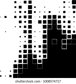 Grunge background vector modern design. Abstract surreal pattern of spots, dust, lines. Chaotic monochrome texture with the print and design business cards, labels, posters